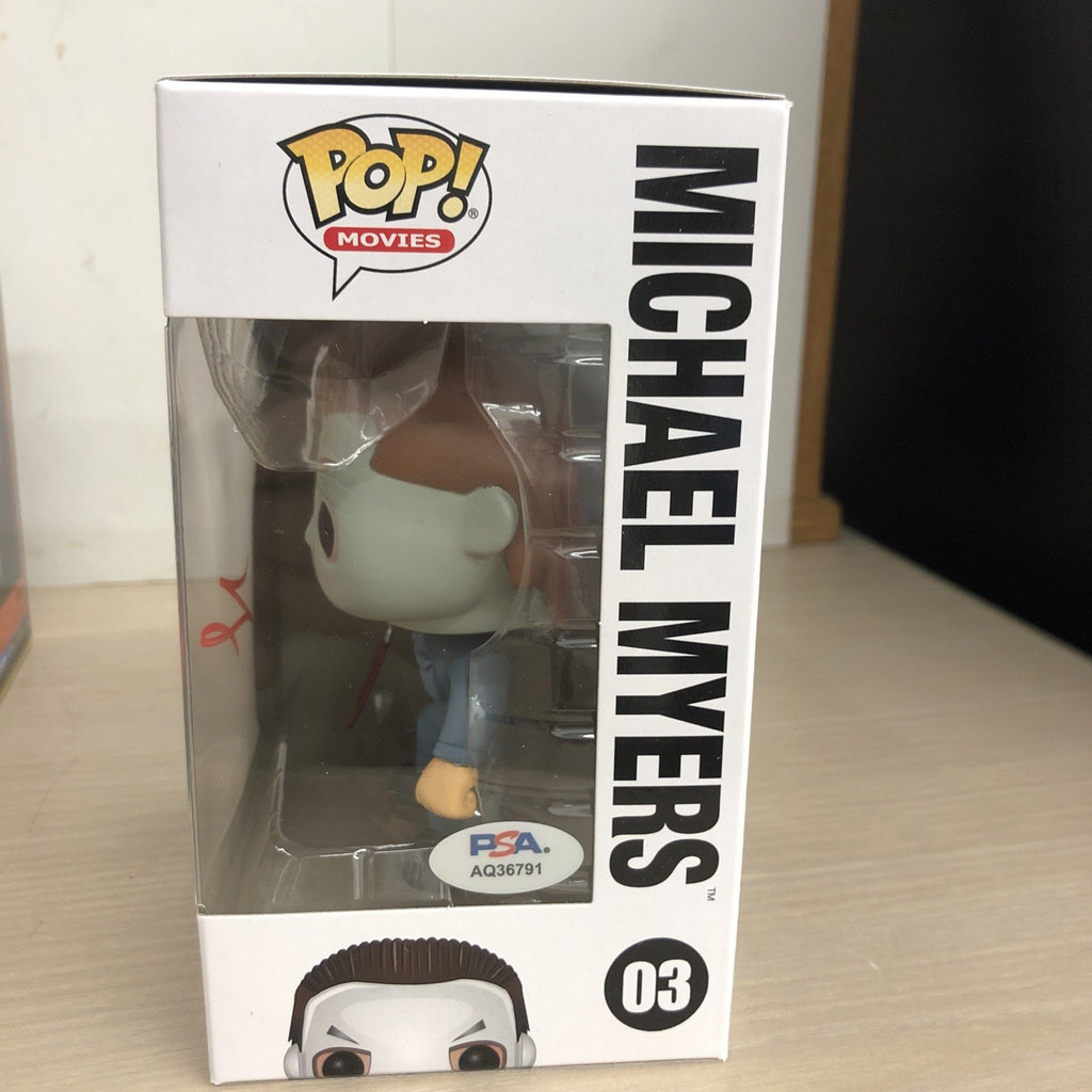 TYLER MANE SIGNED MICHAEL MYERS FUNKO POP VINYL 03 HALLOWEEN AUTOGRAPH PSA COA