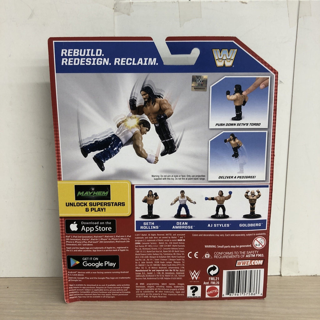 WWE Seth Rollins Mattel Retro Series 3 Action Wrestling Figure