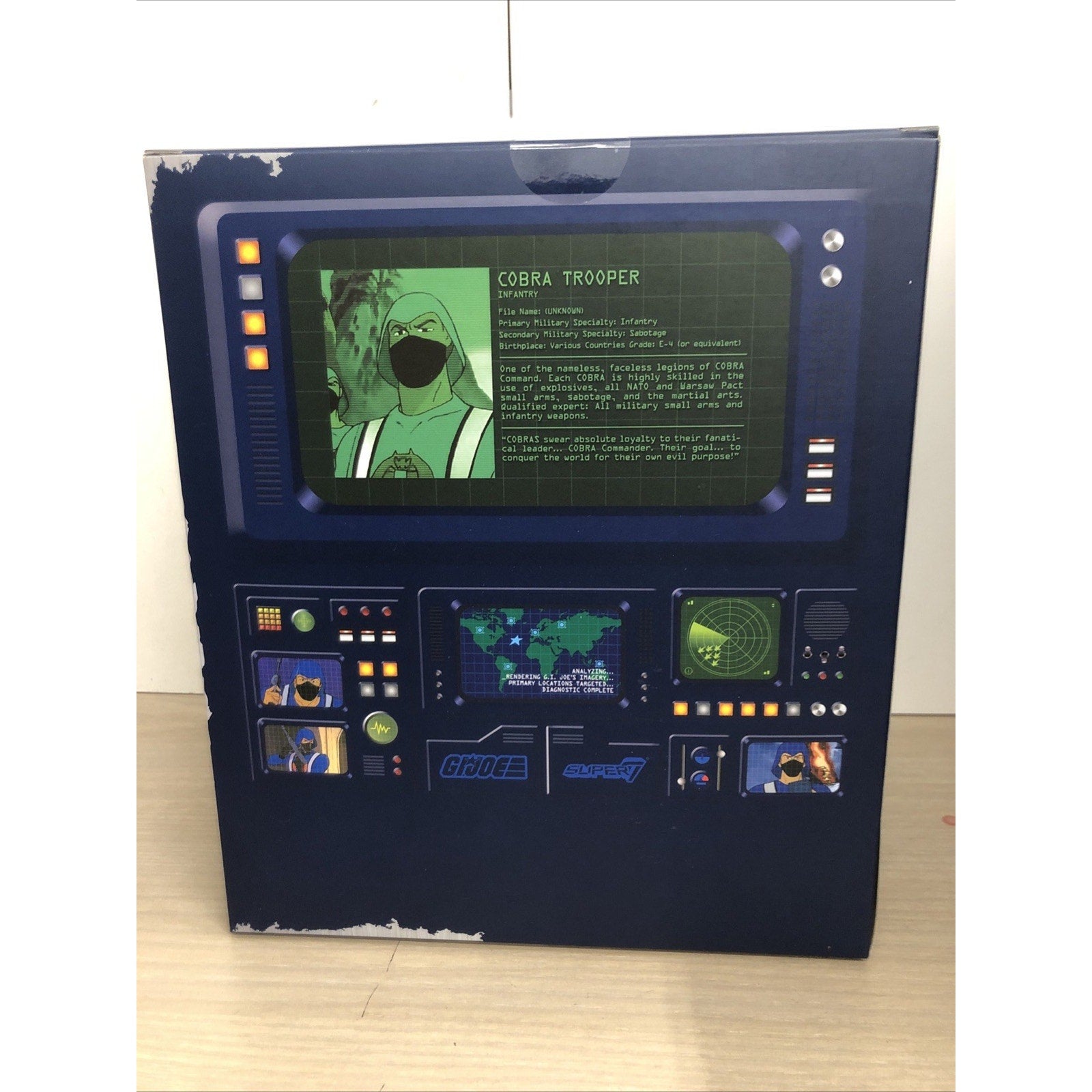 G.I. Joe Super7 Ultimates Cobra Trooper 7-Inch Scale Action Figure, New in Box