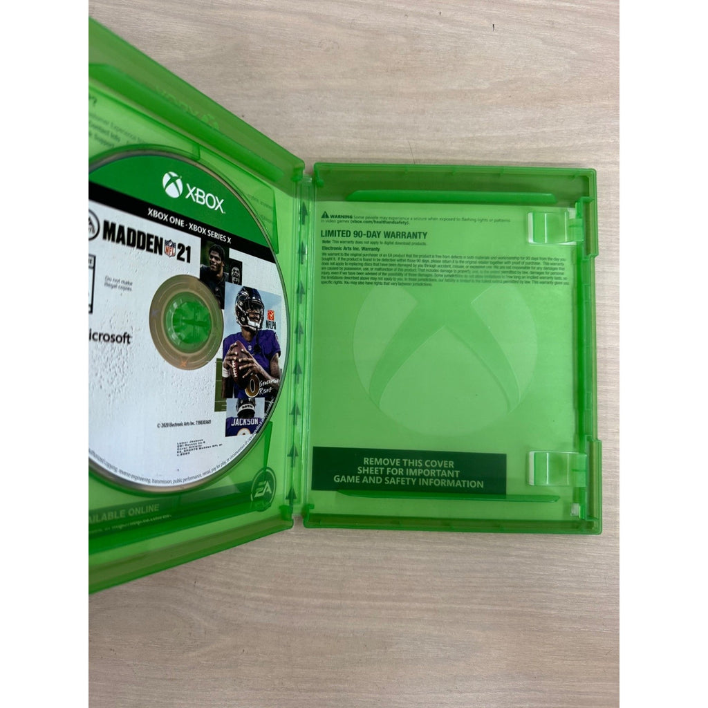 Madden NFL 21 Deluxe Edition Xbox One Series X Video Game 4K HDR Football