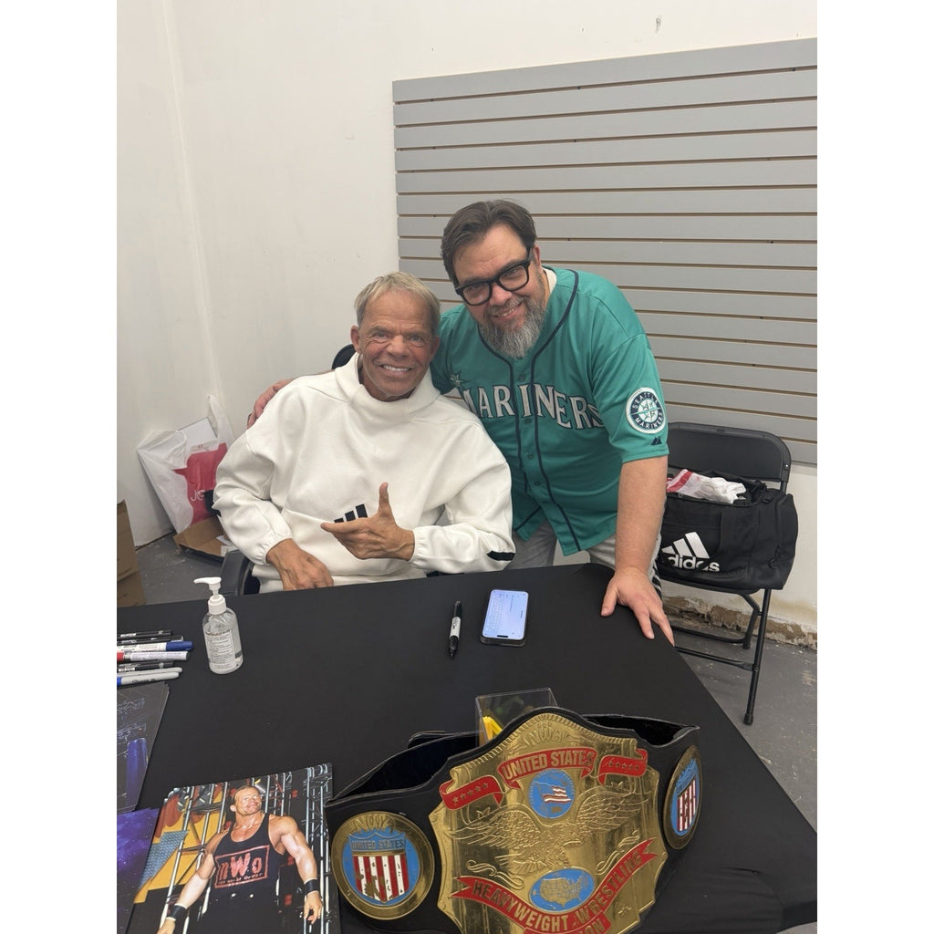 Lex Luger WWE WWF Elite Mattel Action Figure Signed HOF Inscription PSA COA
