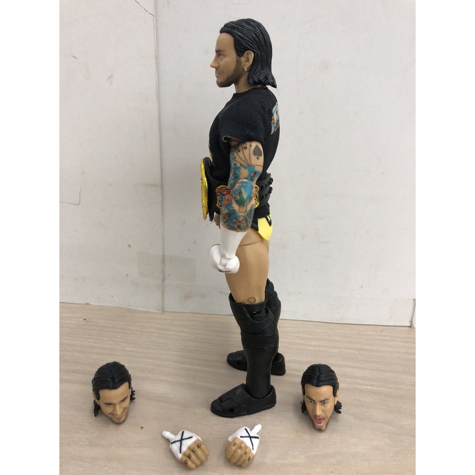 WWE Ultimate Edition Elite Creations Exclusive ECW Debut CM Punk Figure LOOSE