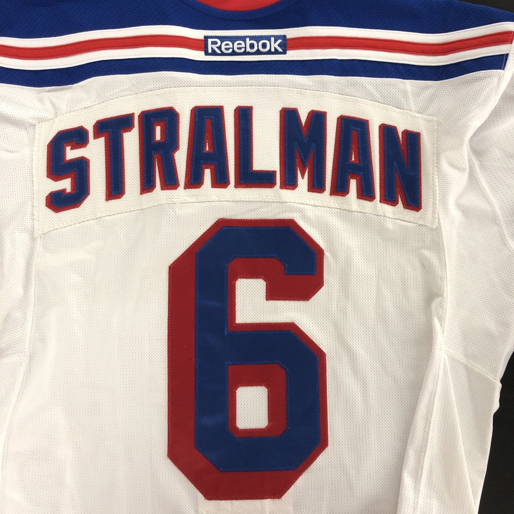 Anton Strålman New York Rangers Game Issued Jersey Reebok Edge Size 56 Steiner