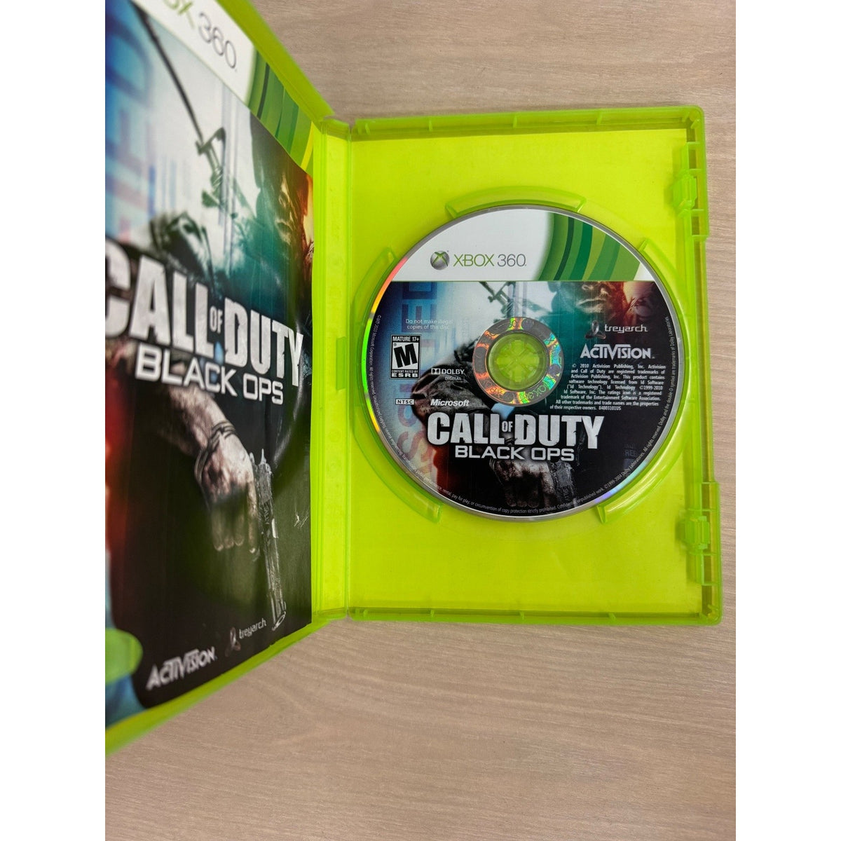 Call of Duty Black Ops Xbox 360 Video Game Multiplayer Zombies FPS