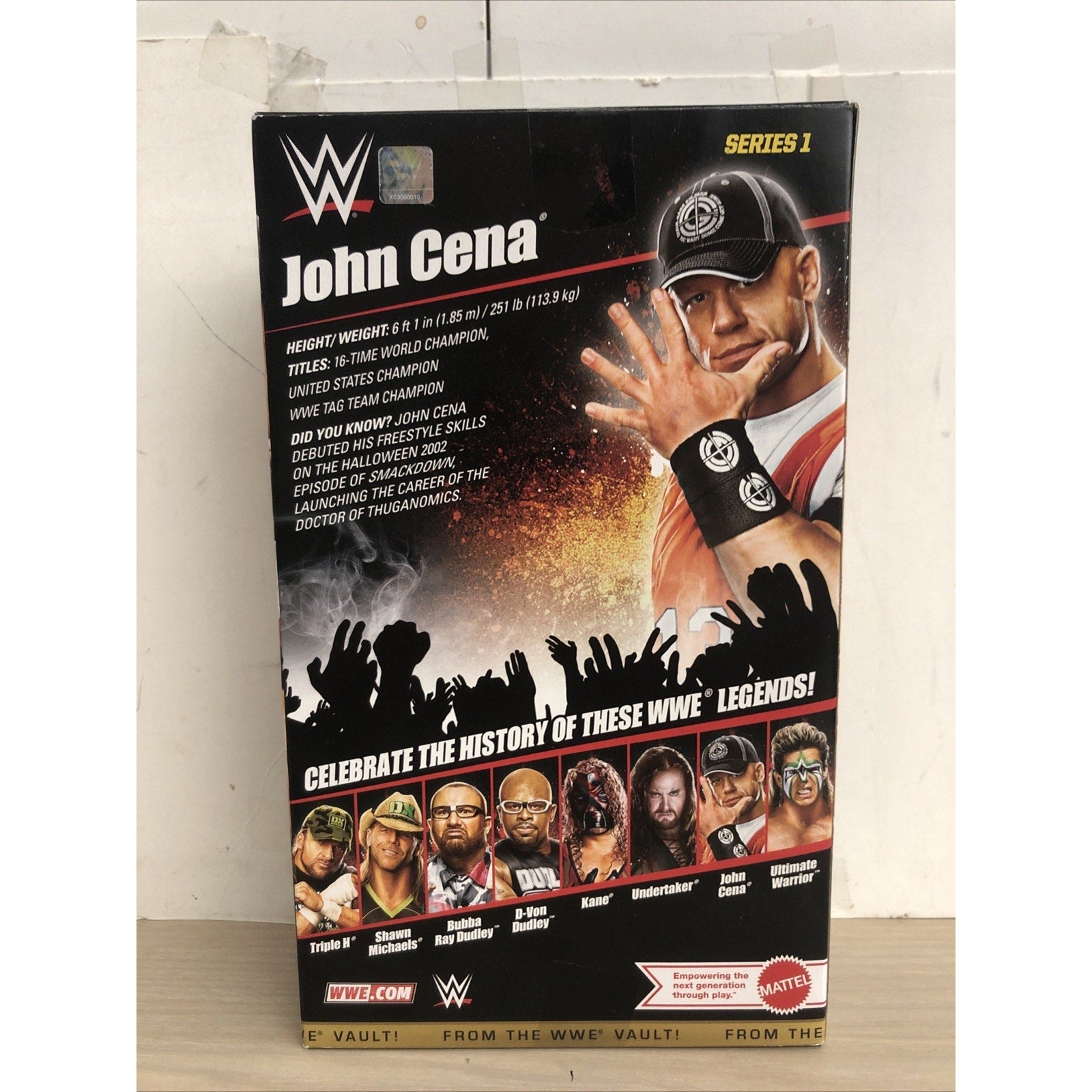 WWE Mattel Elite Series 1 John Cena From The Vault Ringside Exclusive