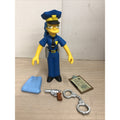 The SIMPSONS world of springfield OFFICER MARGE Playmates LOOSE MISSING PCS