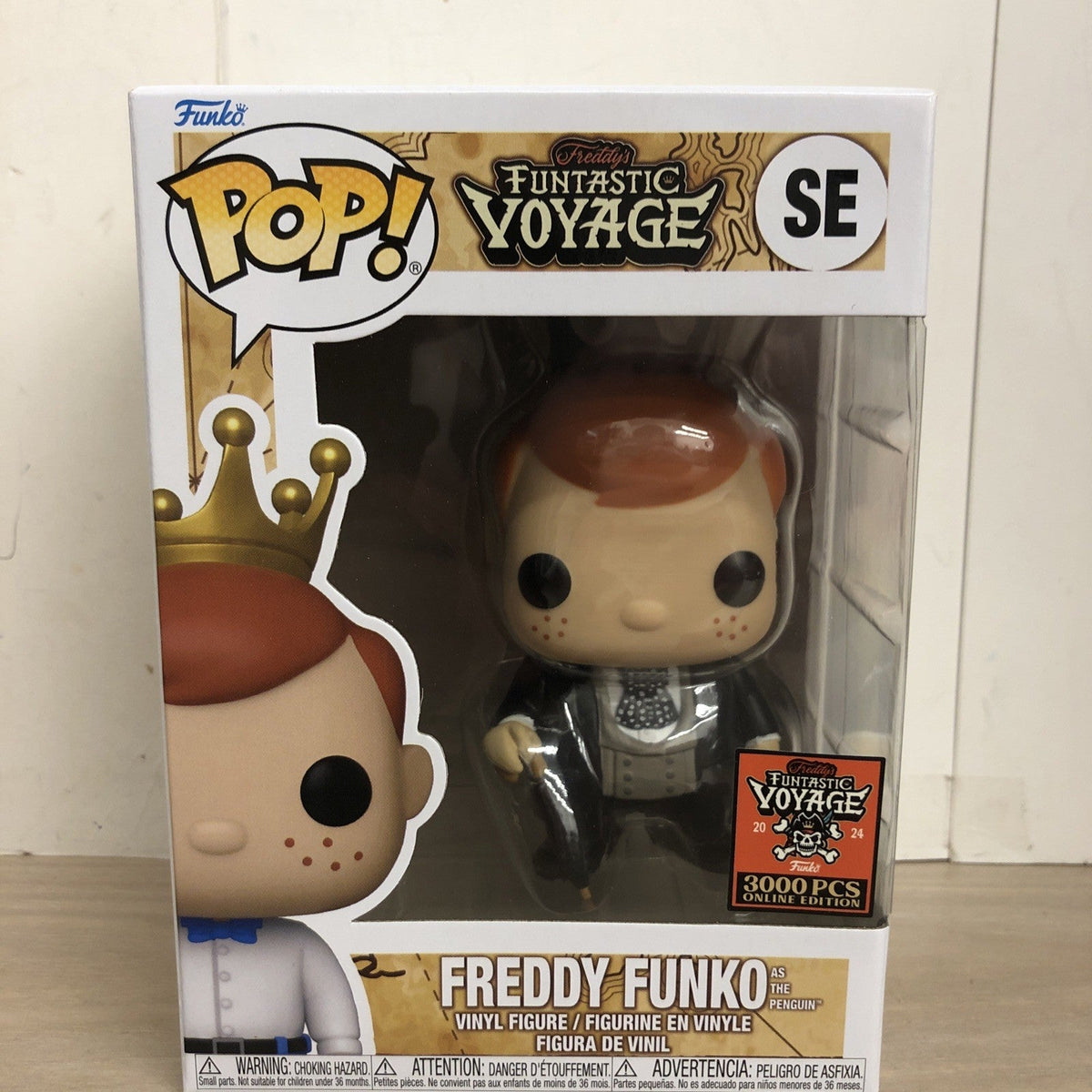 Pop! Freddy Funko as The Penguin 2024 Fantastic Voyage Online Edition #SE