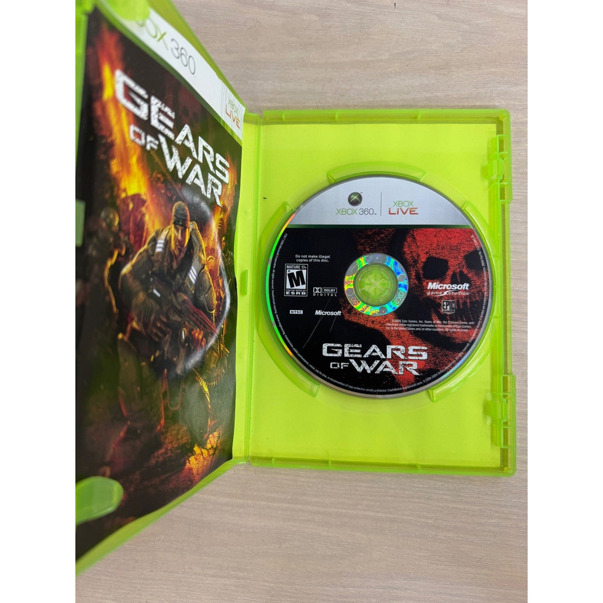 Gears of War Xbox 360 Video Game NTSC Shooter Multiplayer Action