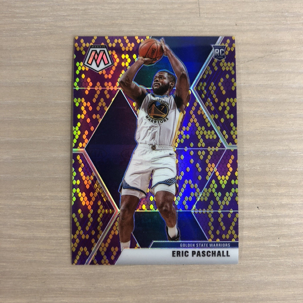 2019-20 Panini Mosaic Basketball Erik Paschall Gold Snakeskin /20