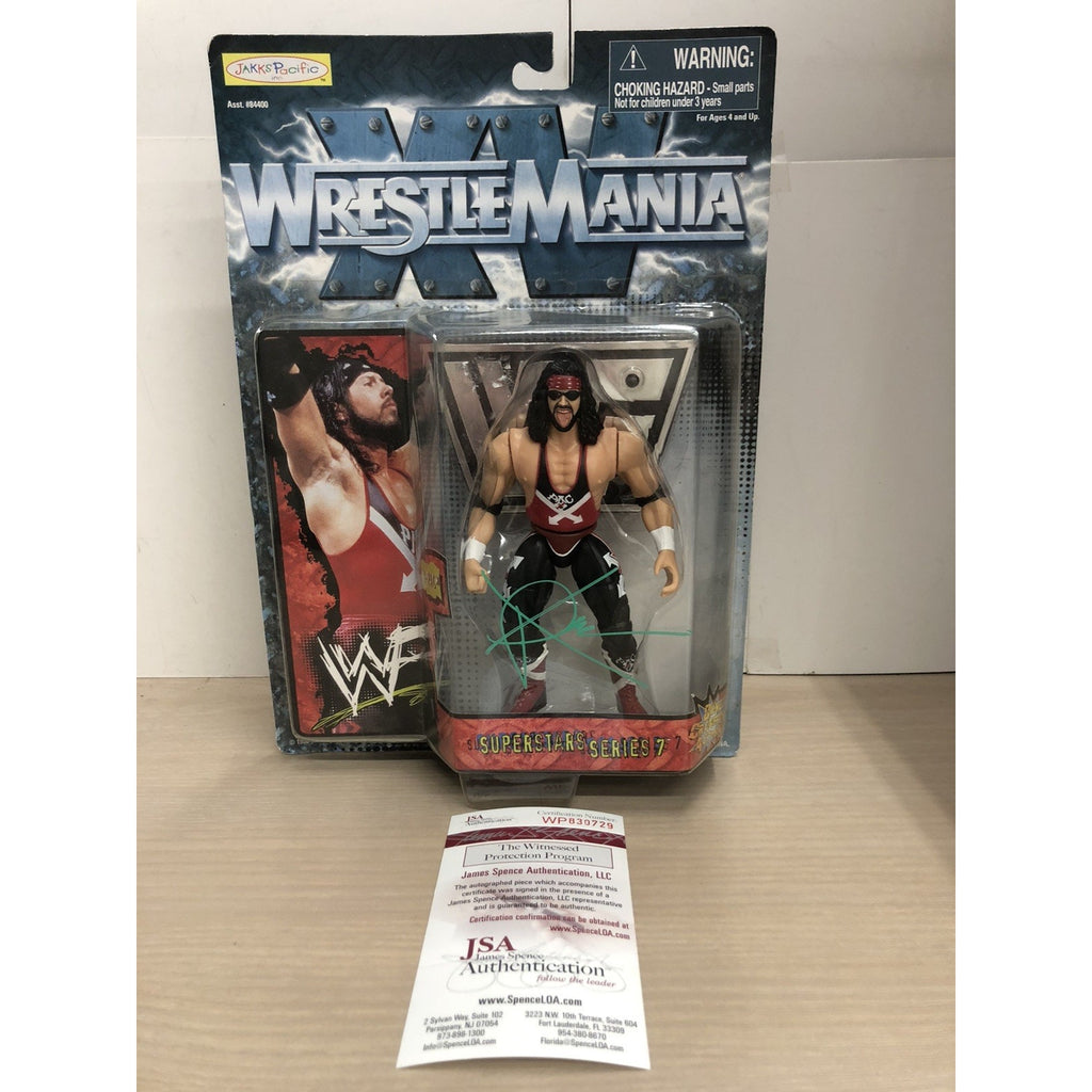 X-PAC SIGNED WWF WrestleMania XV Superstars Series 7 Figure Autograph JSA CoA