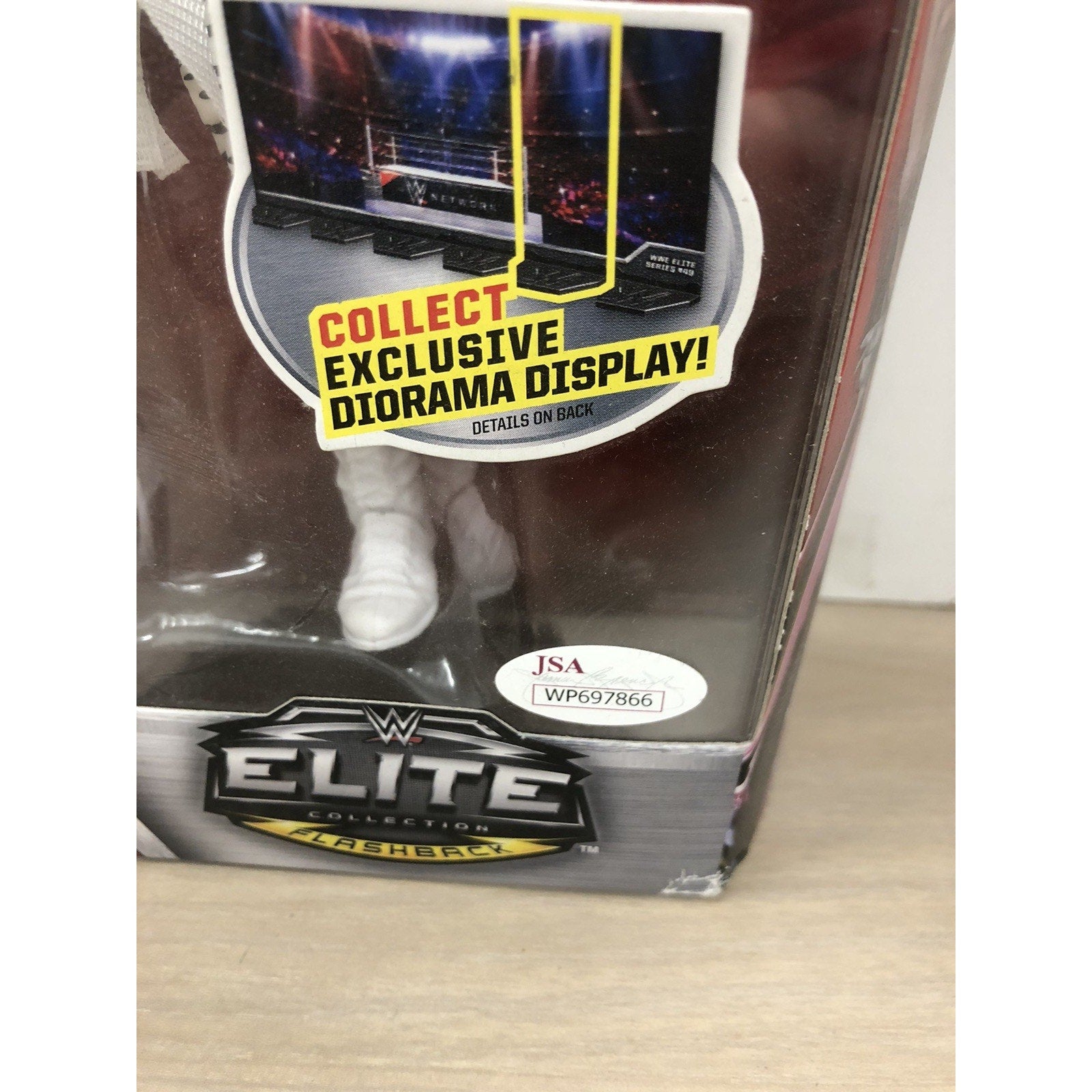 WWE Elite Wrestling Figure Brutus The Barber Beefcake Signed Autograph JSA COA