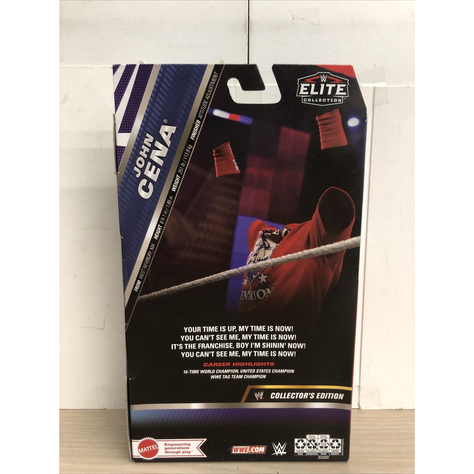 2025 Mattel WWE Elite Series Invisible John Cena Collector’s Edition Figure