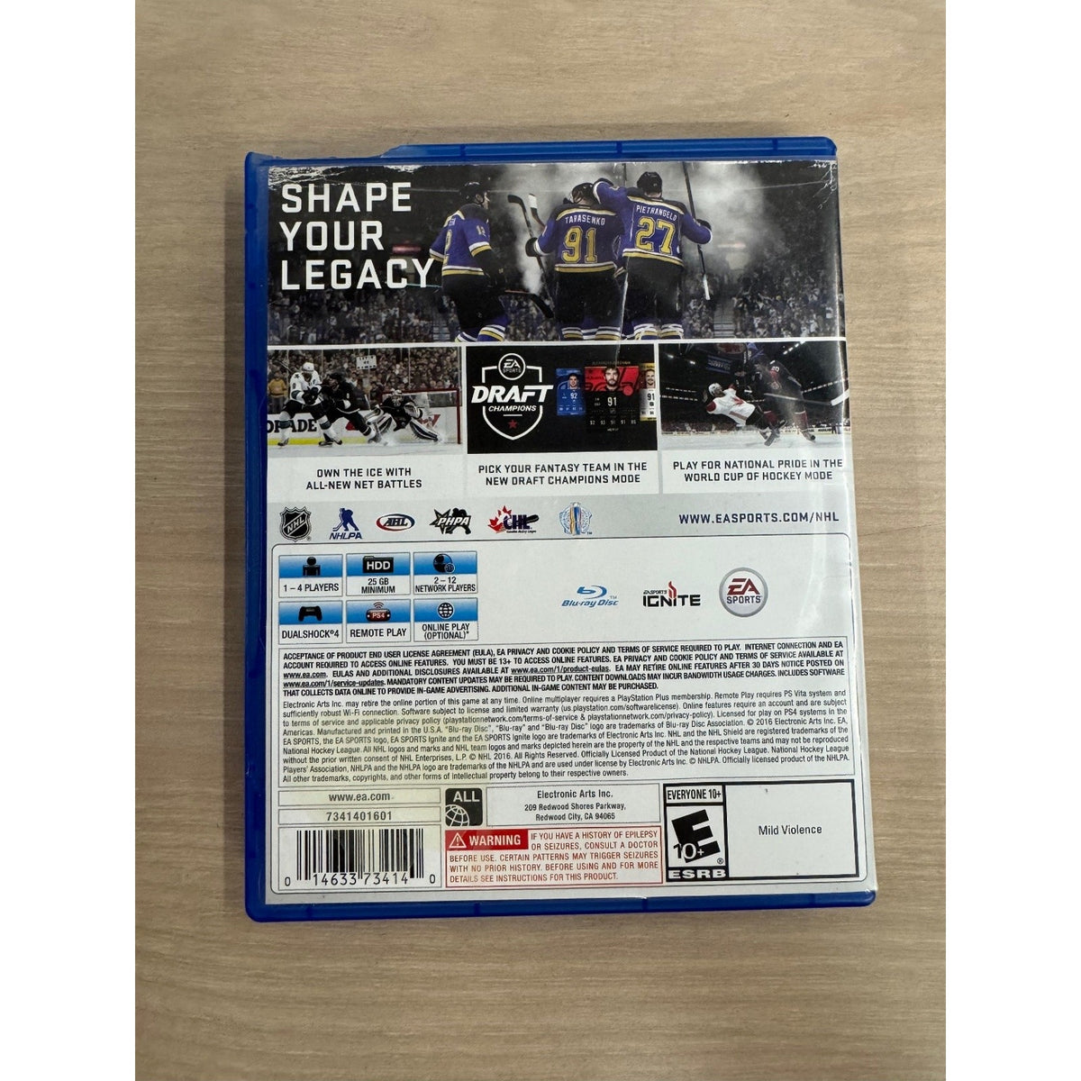 NHL 17 PS4 PlayStation 4 Video Game Sports Hockey EA Sports Multiplayer