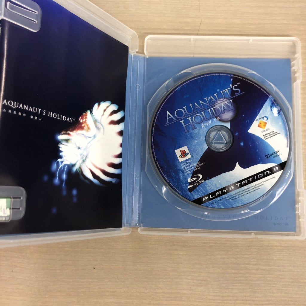 Korean Aquanaut's Holiday PS3 Korean Version Complete English Support