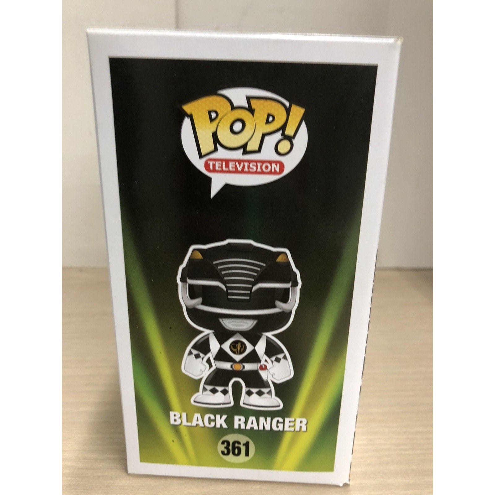 Black Power Rangers dual signed Funko by Walter Jones Inscribed Zack NO COA Auto