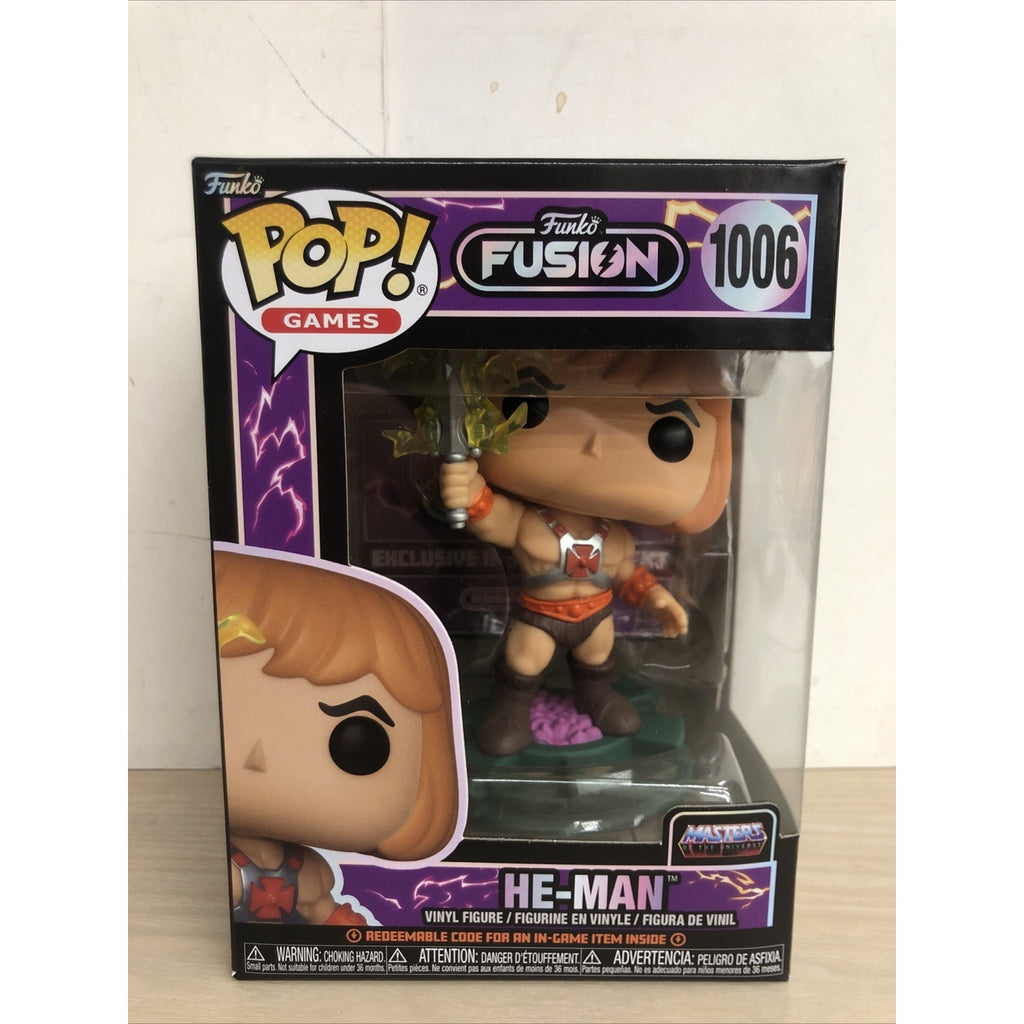 Funko Pop! Fusion Vinyl: Masters of the Universe-He-Man #1006