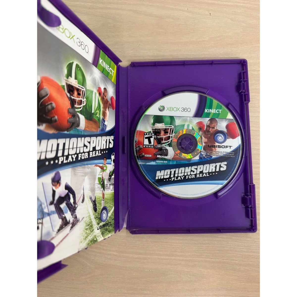 MotionSports: Play For Real Xbox 360 Video Game Kinect Multiplayer Sports