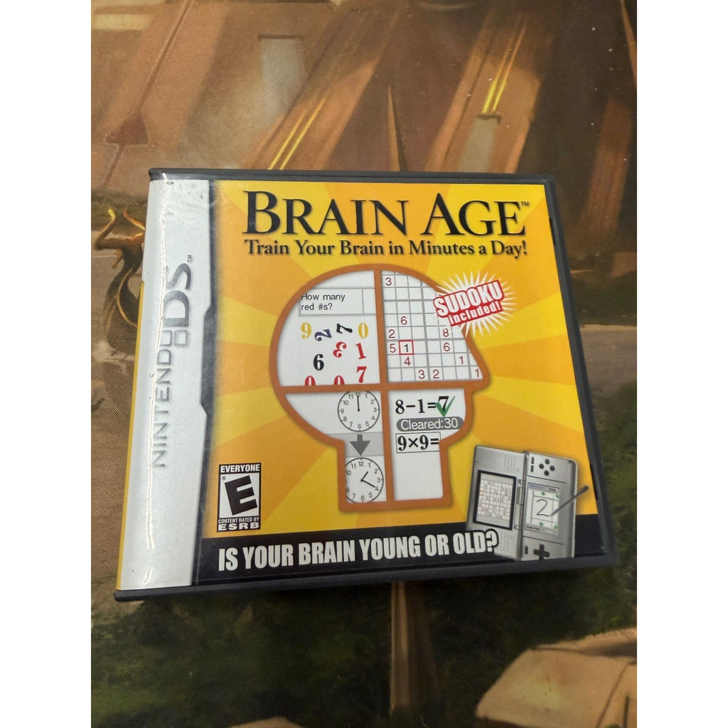Brain Age: Train Your Brain in Minutes a Day! Nintendo DS Video Game