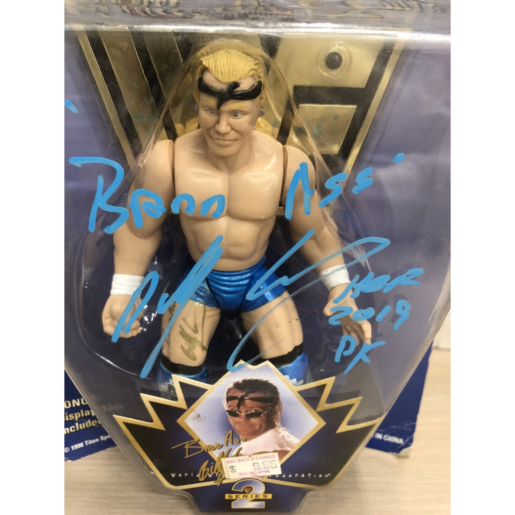 BA Billy Gunn Signed Autograph Jakks Signature Series Action Figure w/Store COA