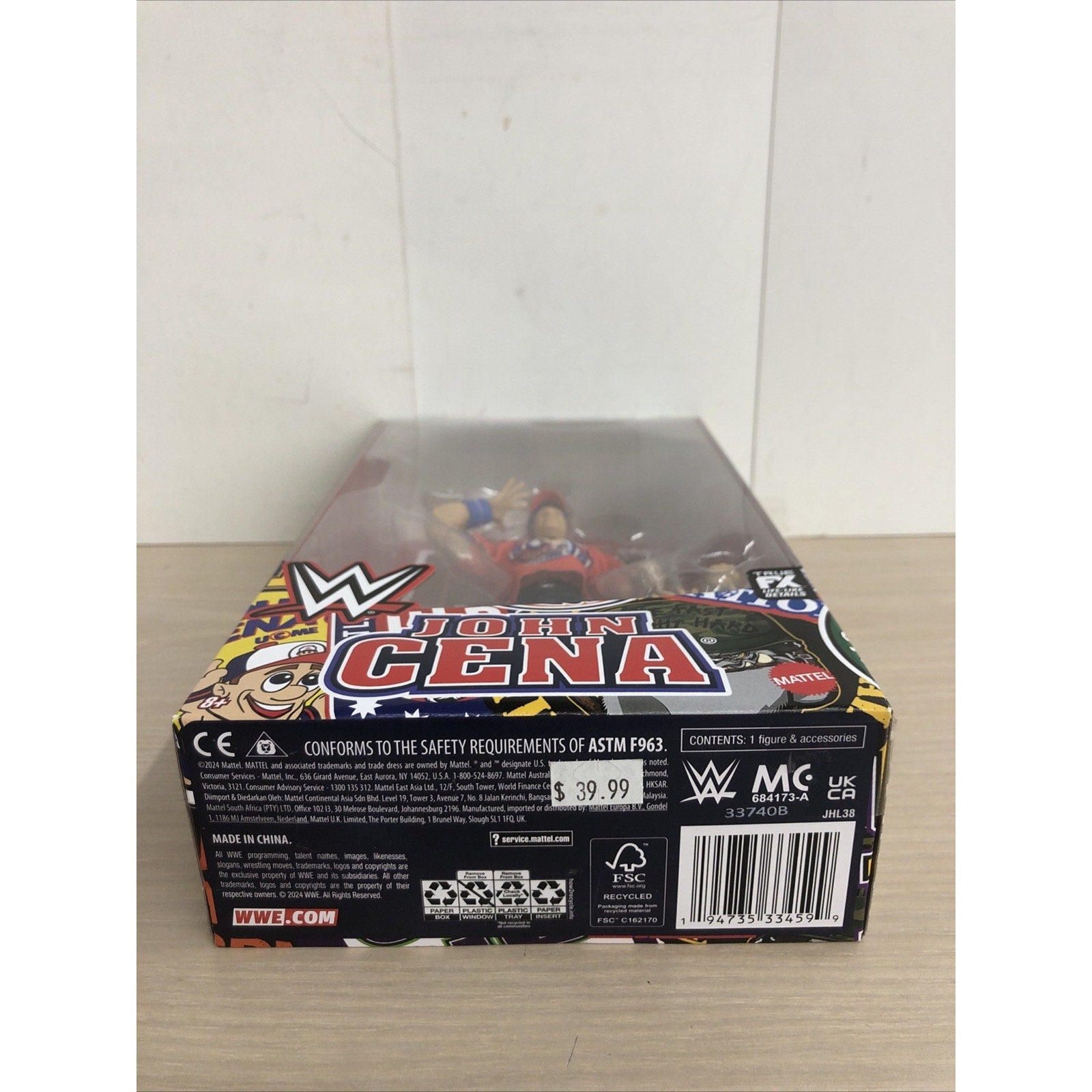 John Cena WWE Elite Farewell Tour The Last Time Is Now Action Figure