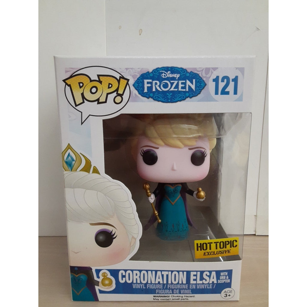 Pop! Coronation Elsa With Orb & Scepter Hot Topic Exclusive #121