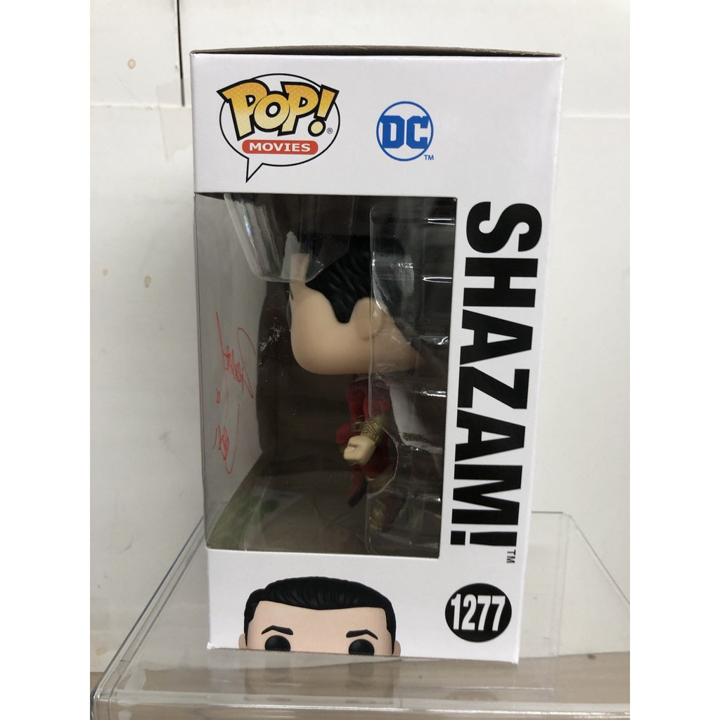 Zachary Levi signed Funko Pop Shazam! #1277 Autographed DC NO COA