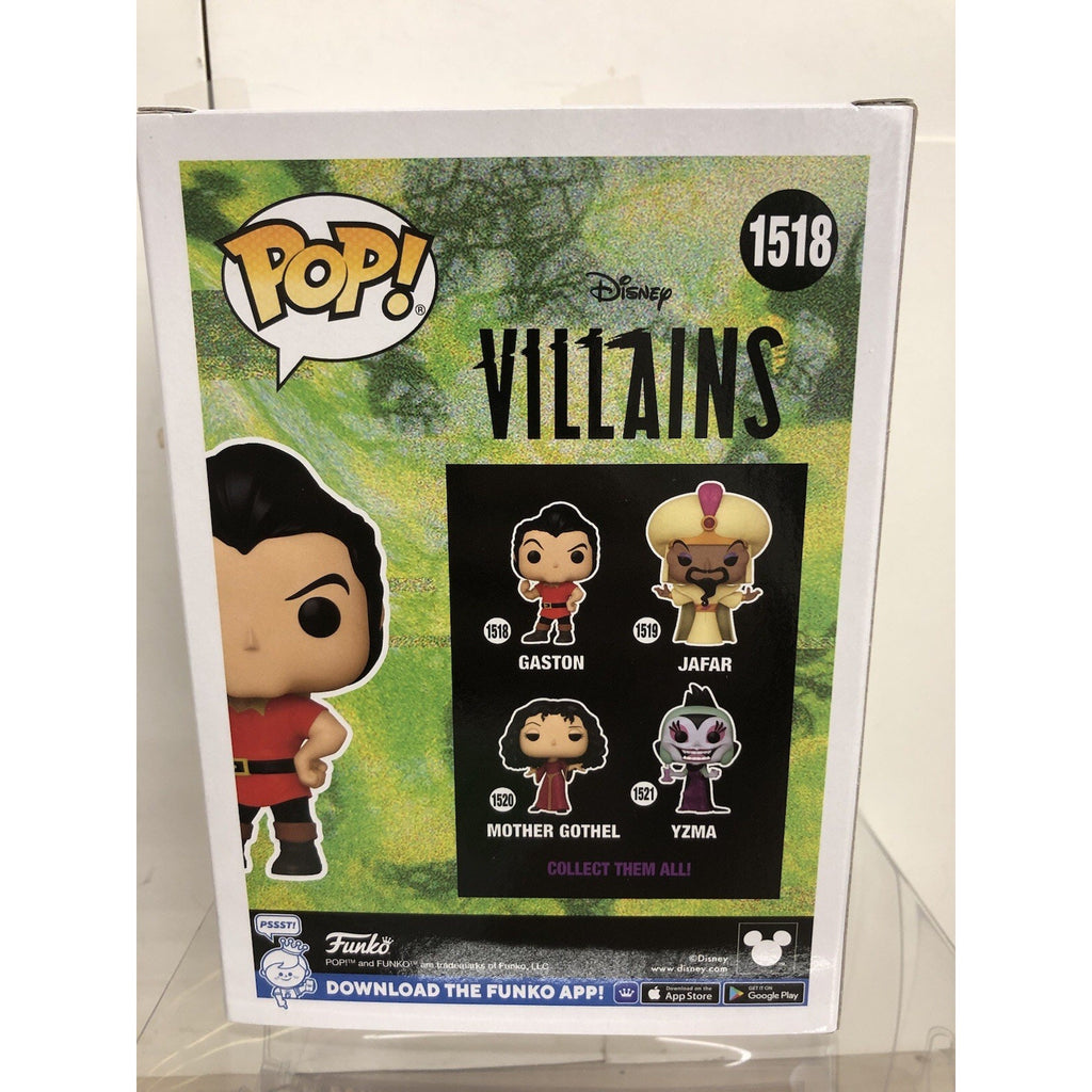 Signed Richard White Gaston Disney Villains 1518 Funko Pop COA Autograph Inscr