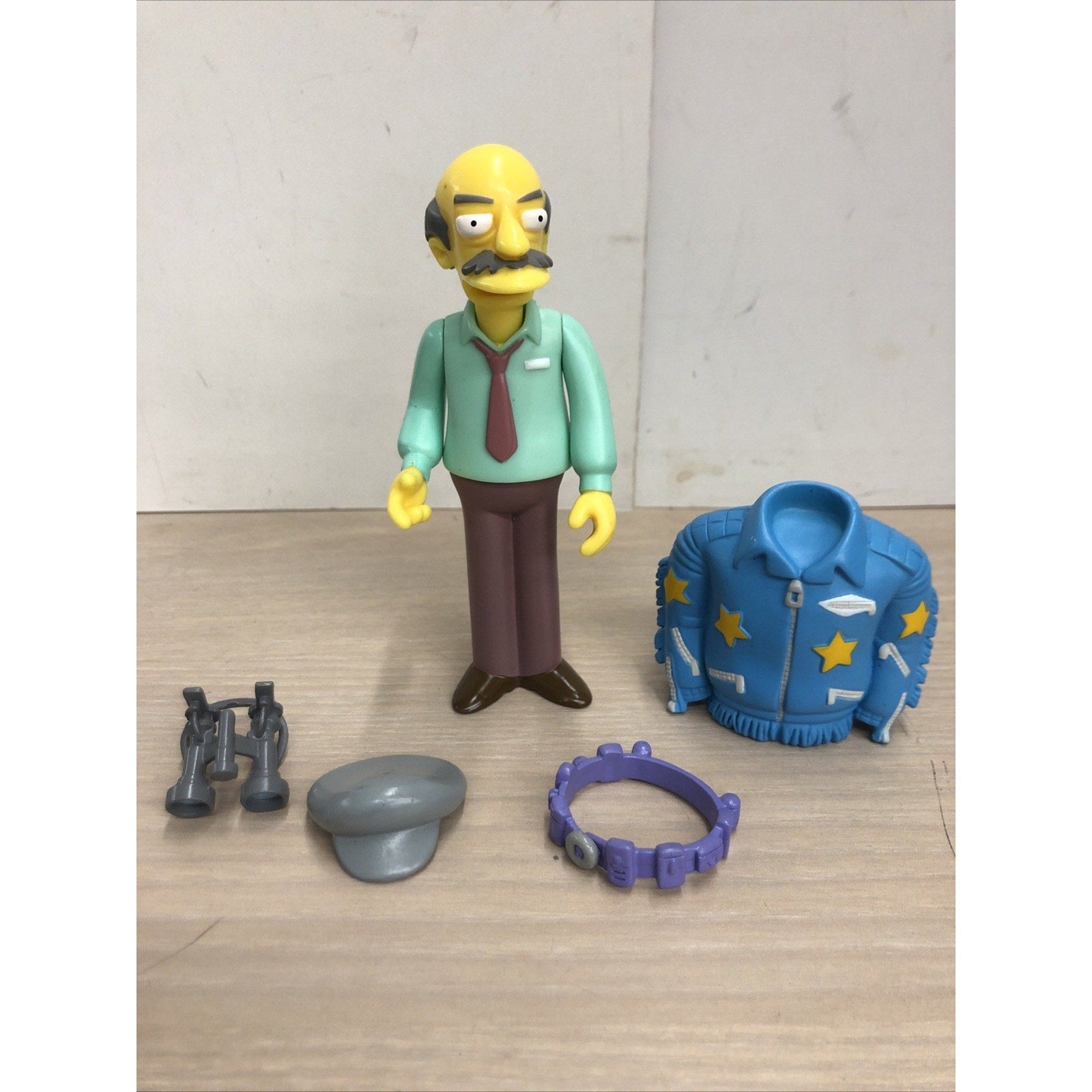 The SIMPSONS world of springfield SARCASTIC MAN Playmates LOOSE COMPLETE
