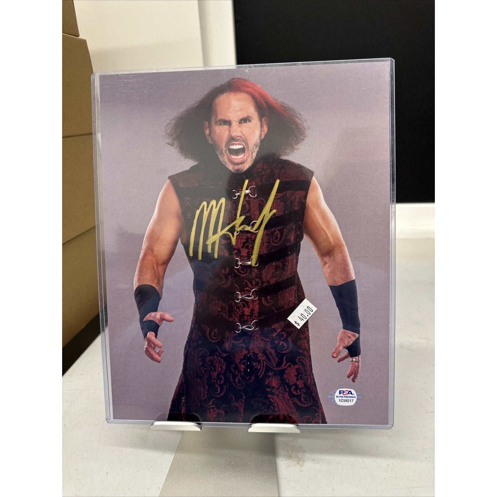 Matt Hardy SIGNED photo PSA Certified Wrestling autograph 8x10 - WWE WWF AEW