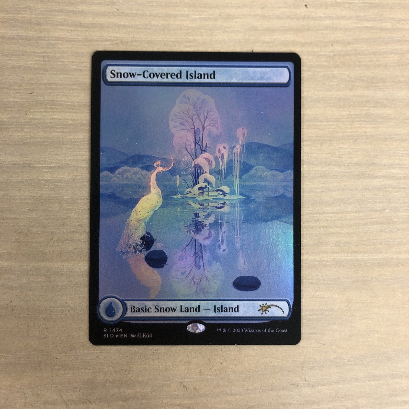 Snow-Covered Island (1474) Secret Lair Drop Foil
