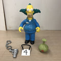 The SIMPSONS world of springfield BUSTED KRUSTY Playmates LOOSE COMPLETE