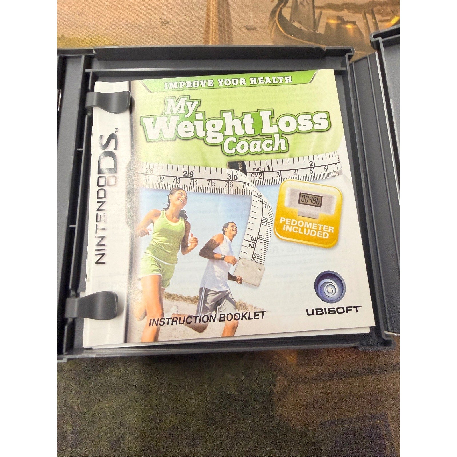 My Weight Loss Coach Nintendo DS Video Game Pedometer Included Health Fitness