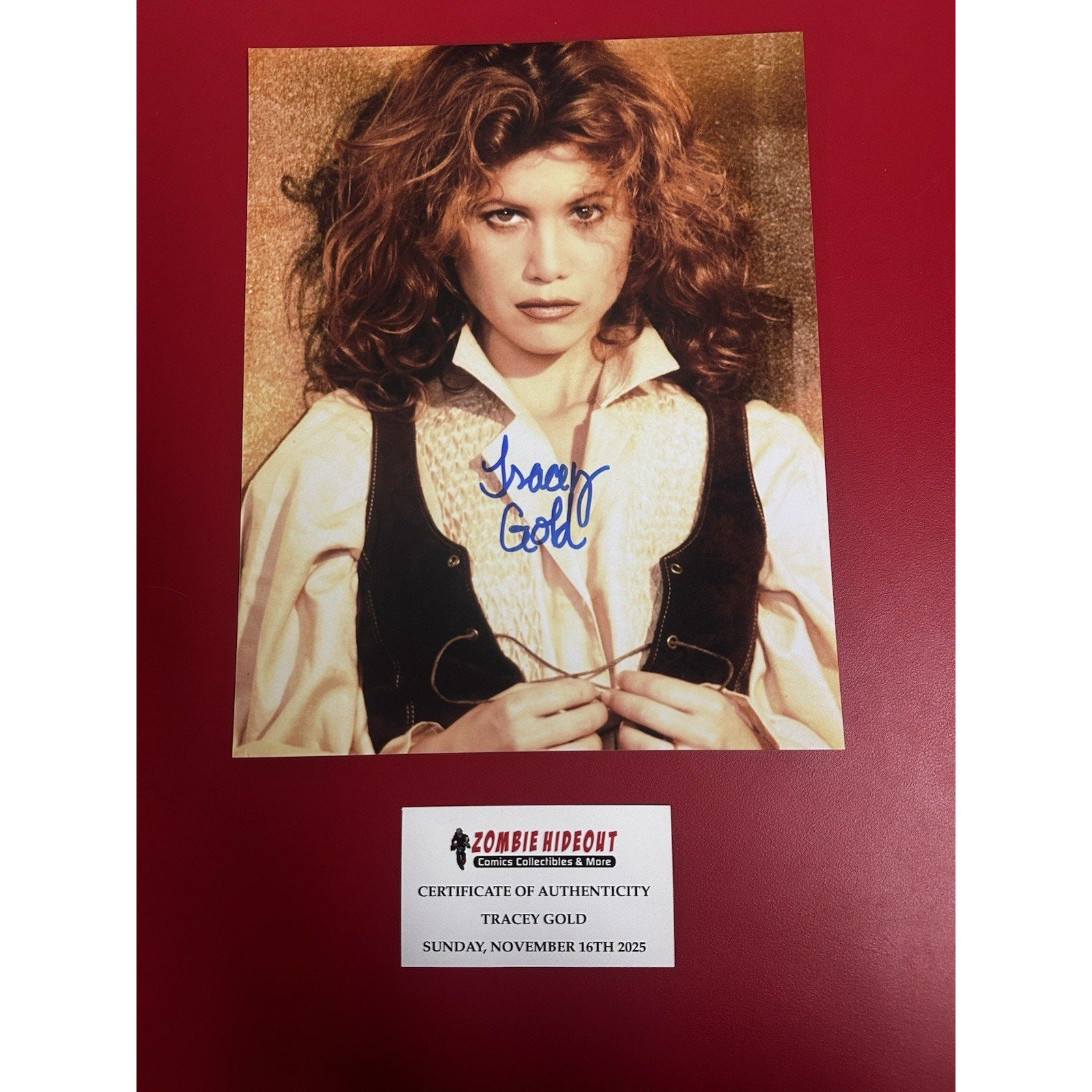 Tracey Gold Growing Pains Carol Seaver Autograph 8x10 Zombie Hideout Store COA