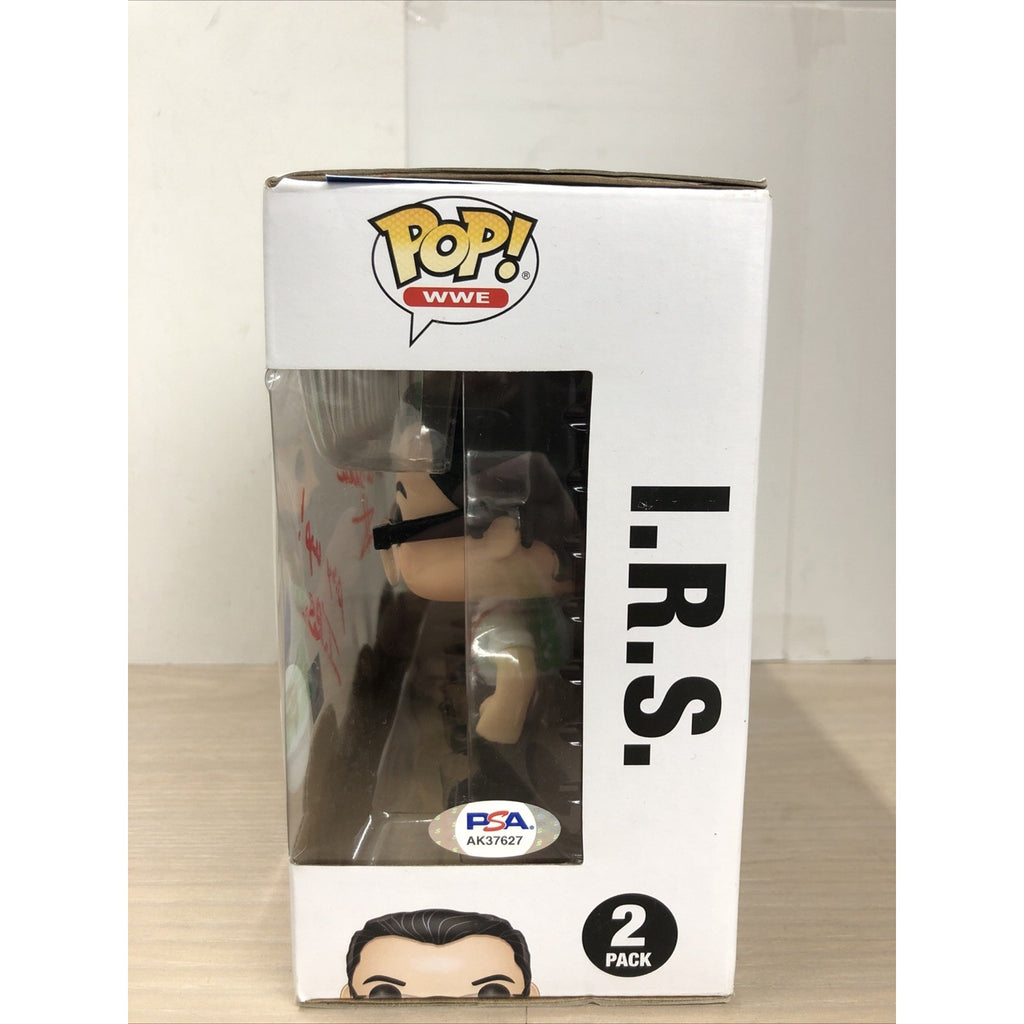 Funko : WWE - "Million Dollar Man" Ted DiBiase & I.R.S. 2 Pack Signed PSA COA