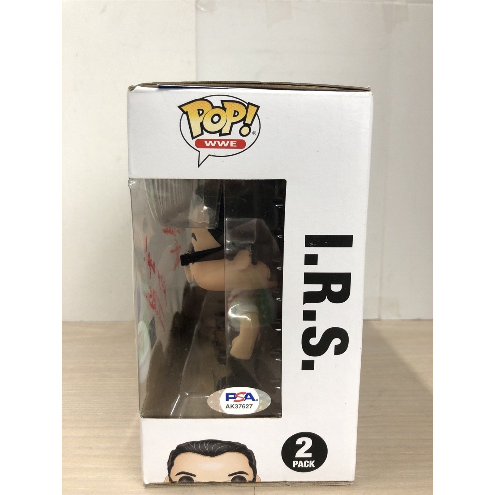 Funko : WWE - "Million Dollar Man" Ted DiBiase & I.R.S. 2 Pack Signed PSA COA