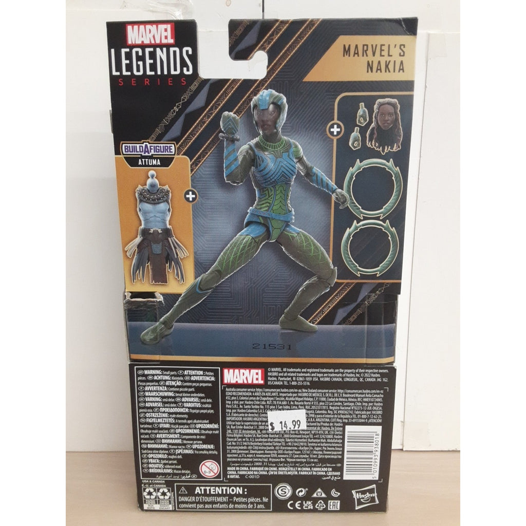 Marvel Legends Black Panther Wakanda Forever Nakia Figure Attuma BAF