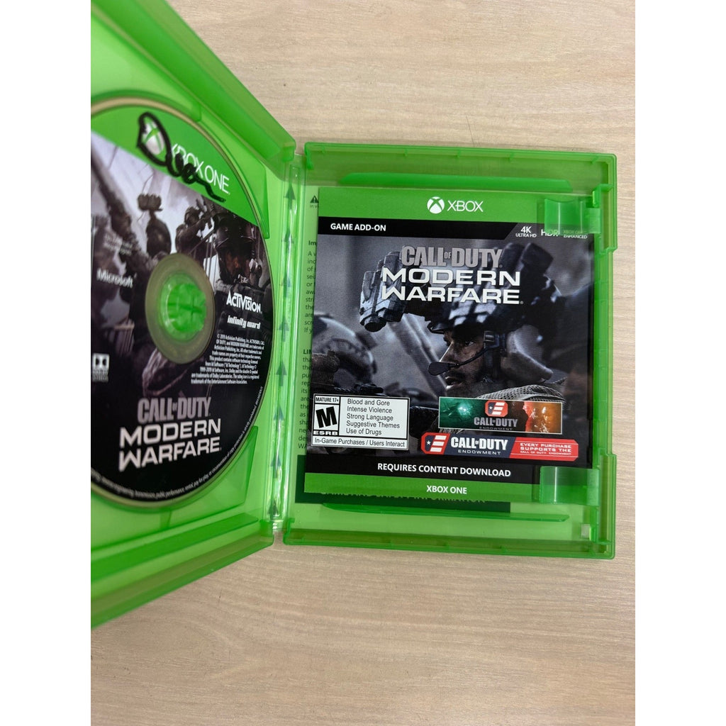 Call of Duty Modern Warfare Xbox One Video Game FPS Multiplayer