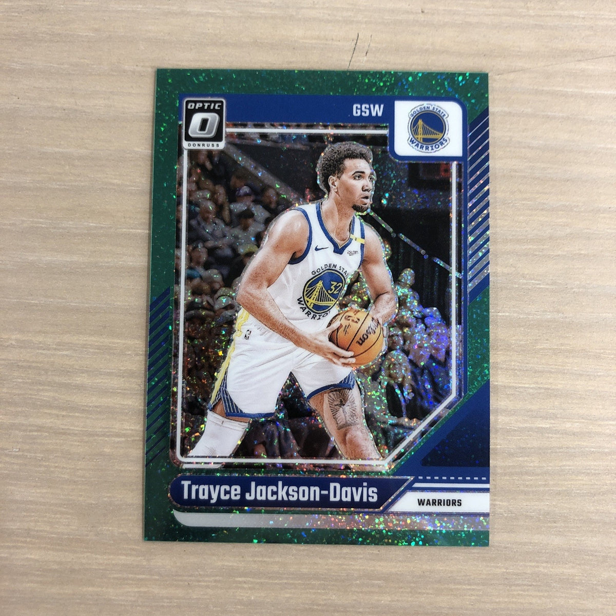 2024-25 Panini Donruss Optic Basketball Trayce Jackson-Davis Green Glitter /5