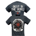 WWE In CM Punk We Trust Best In the World Mens Gray T-Shirt 2XL