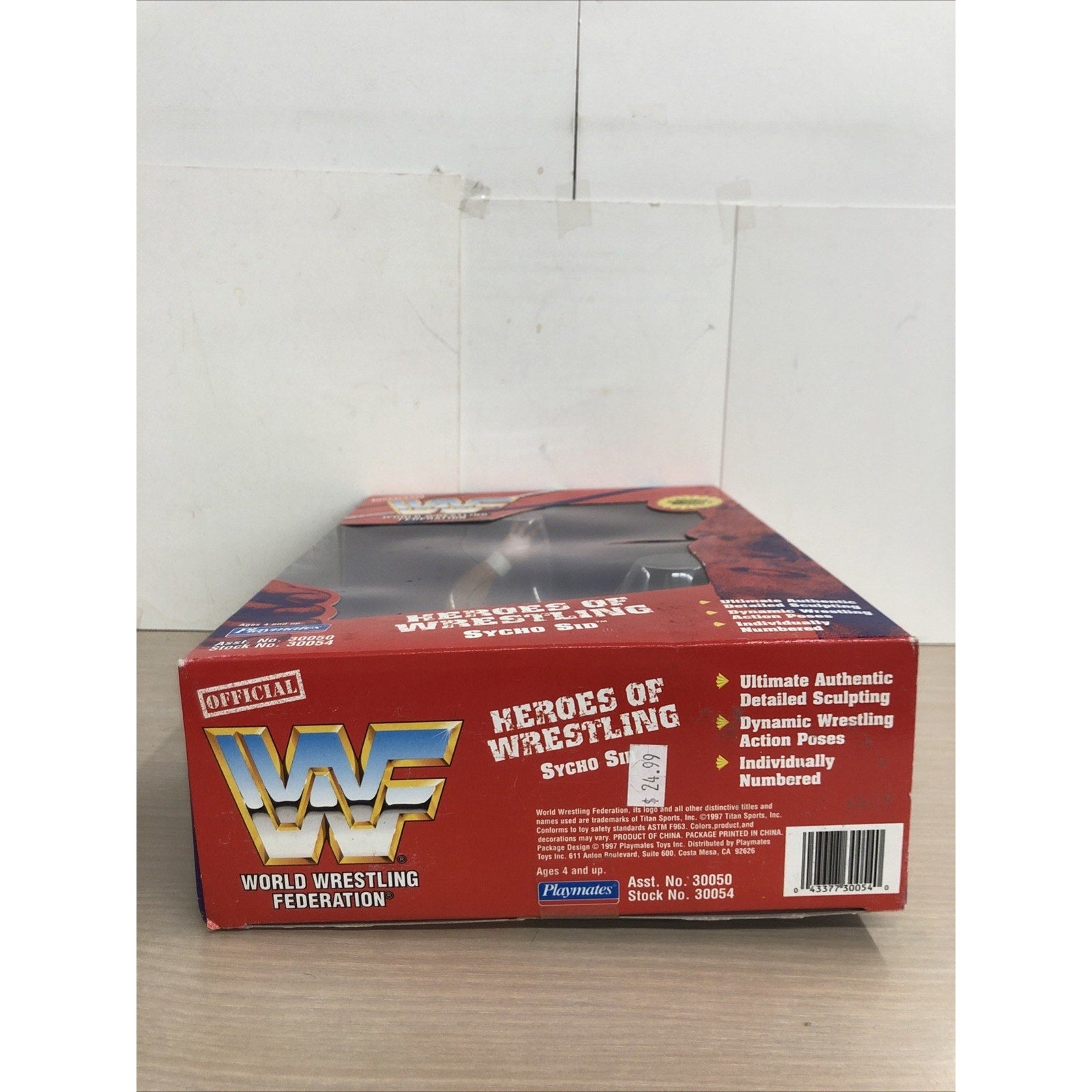 1997 WWF WWE Playmates Sycho Sid Vicious Wrestling Figure Heros Wrestling WCW