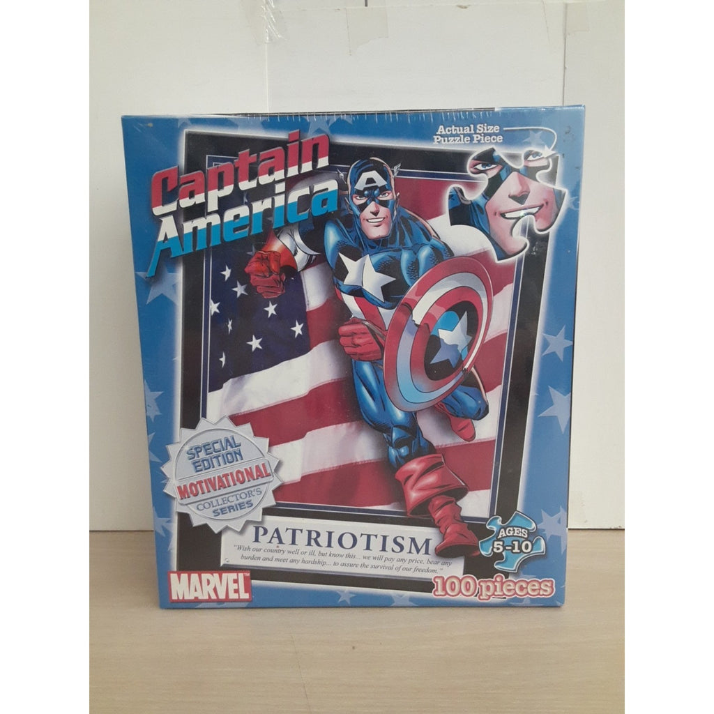 Marvel Captain America 100-Piece Multicolor Jigsaw Puzzle