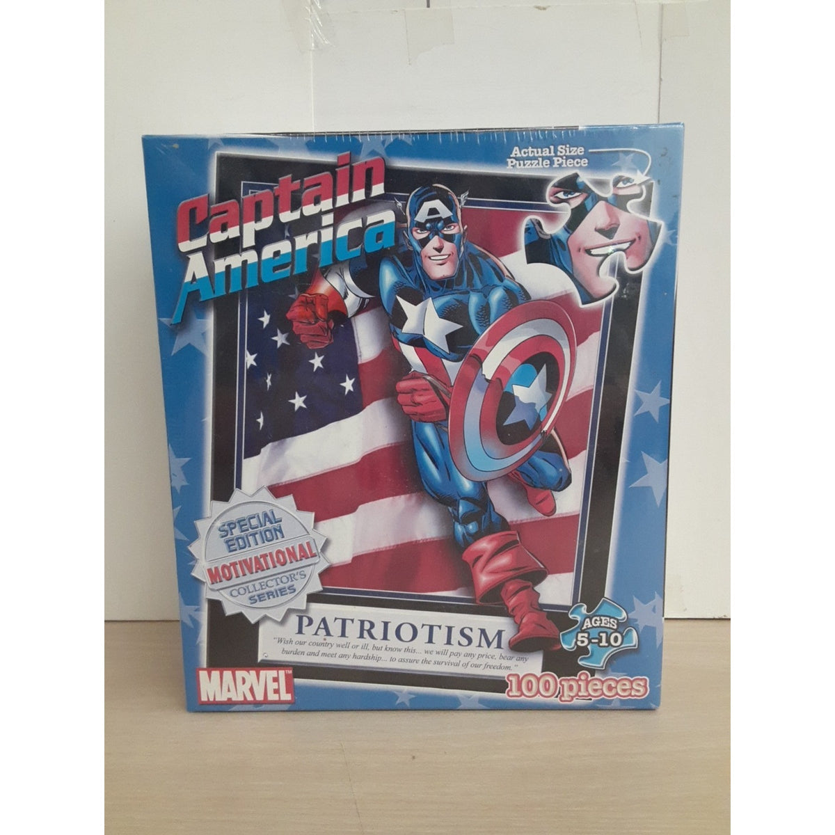 Marvel Captain America 100-Piece Multicolor Jigsaw Puzzle