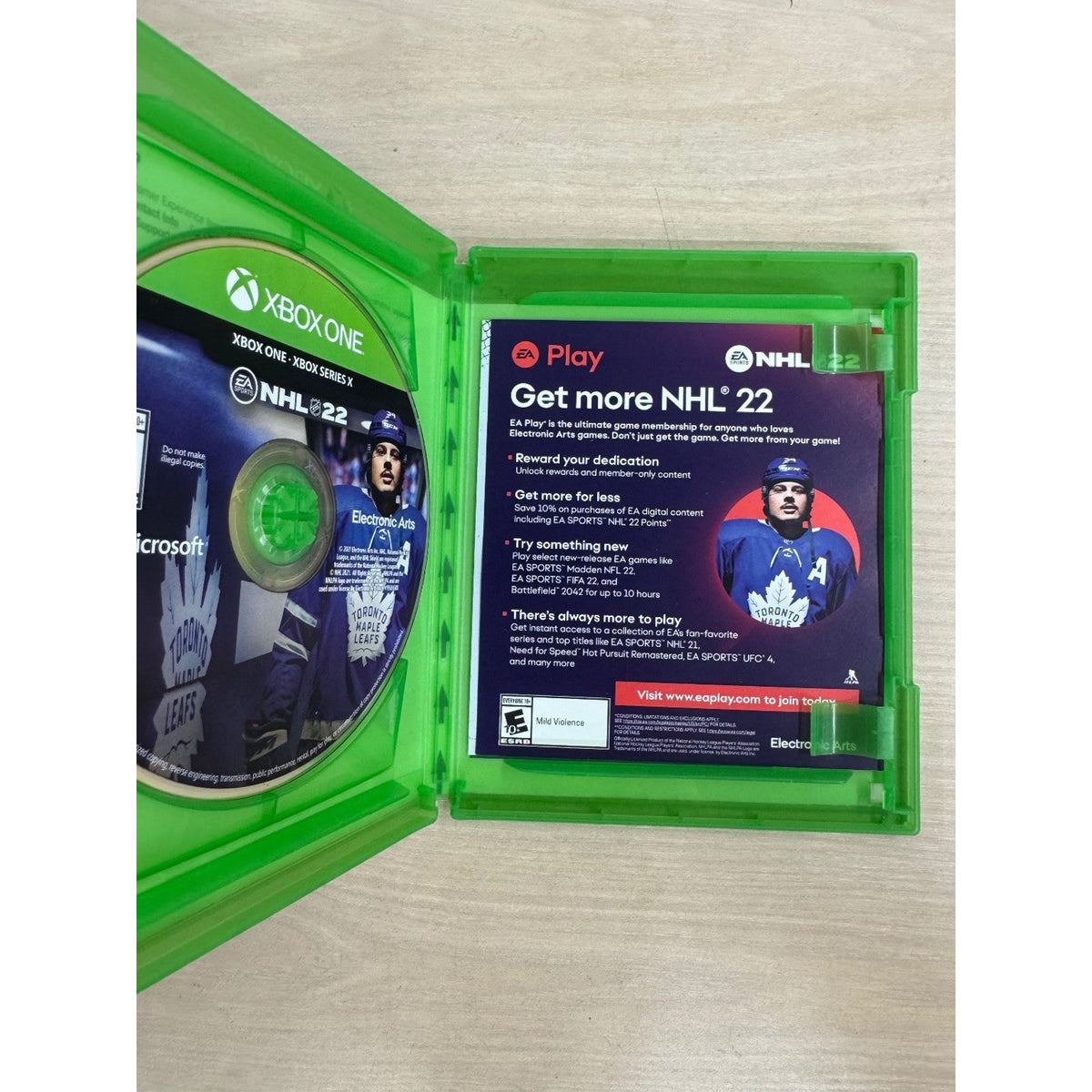 NHL 22 Xbox One Xbox Series X Video Game Hockey Sports Multiplayer EA Sports