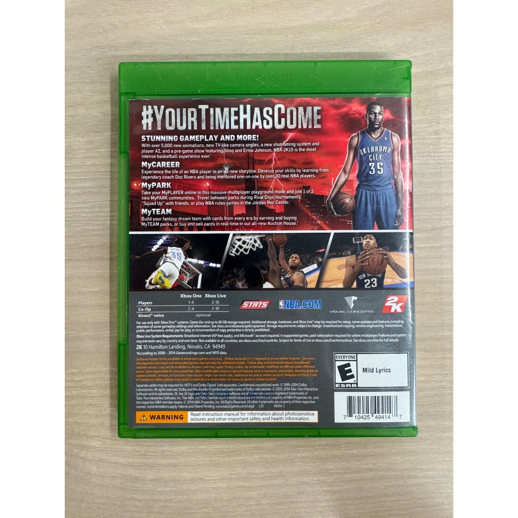 NBA 2K15 Xbox One Video Game Basketball Kevin Durant Multiplayer