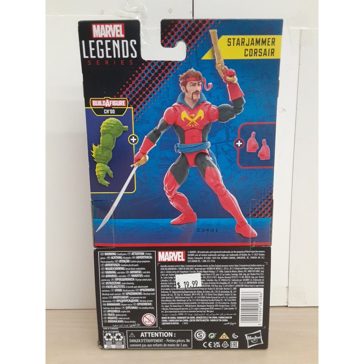 Marvel Legends Series X-Men Starjammer Corsair Action Figure Ch'od BAF