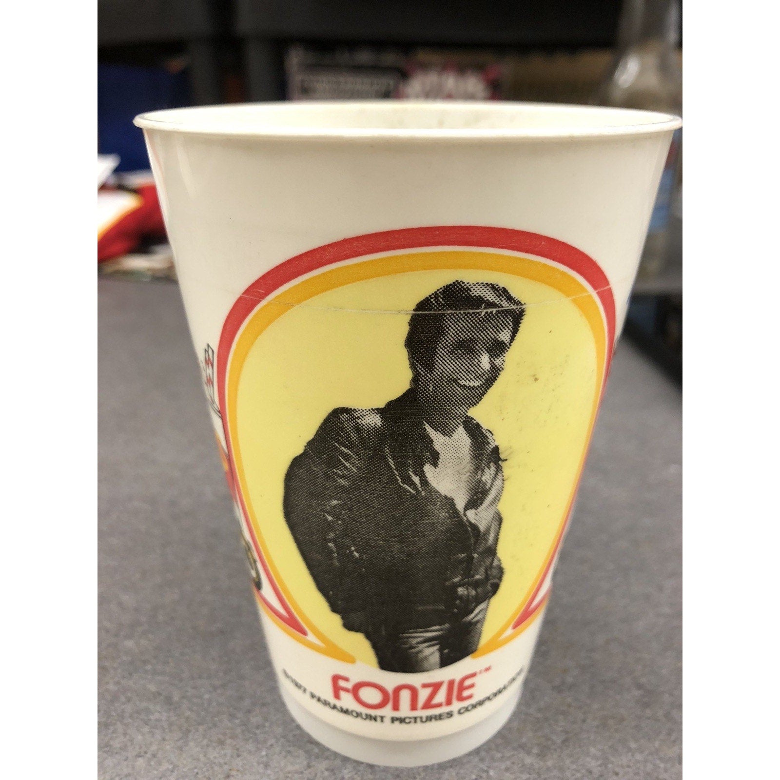 HENRY WINKLER SIGNED VINTAGE 1977 BURGER KING CUP HAPPY DAYS FONZIE PSA Auto