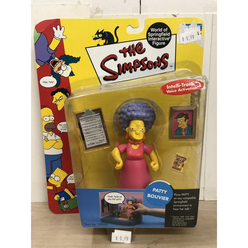 The Simpsons World Of Springfield Patty Bouvier Action Figure Playmates