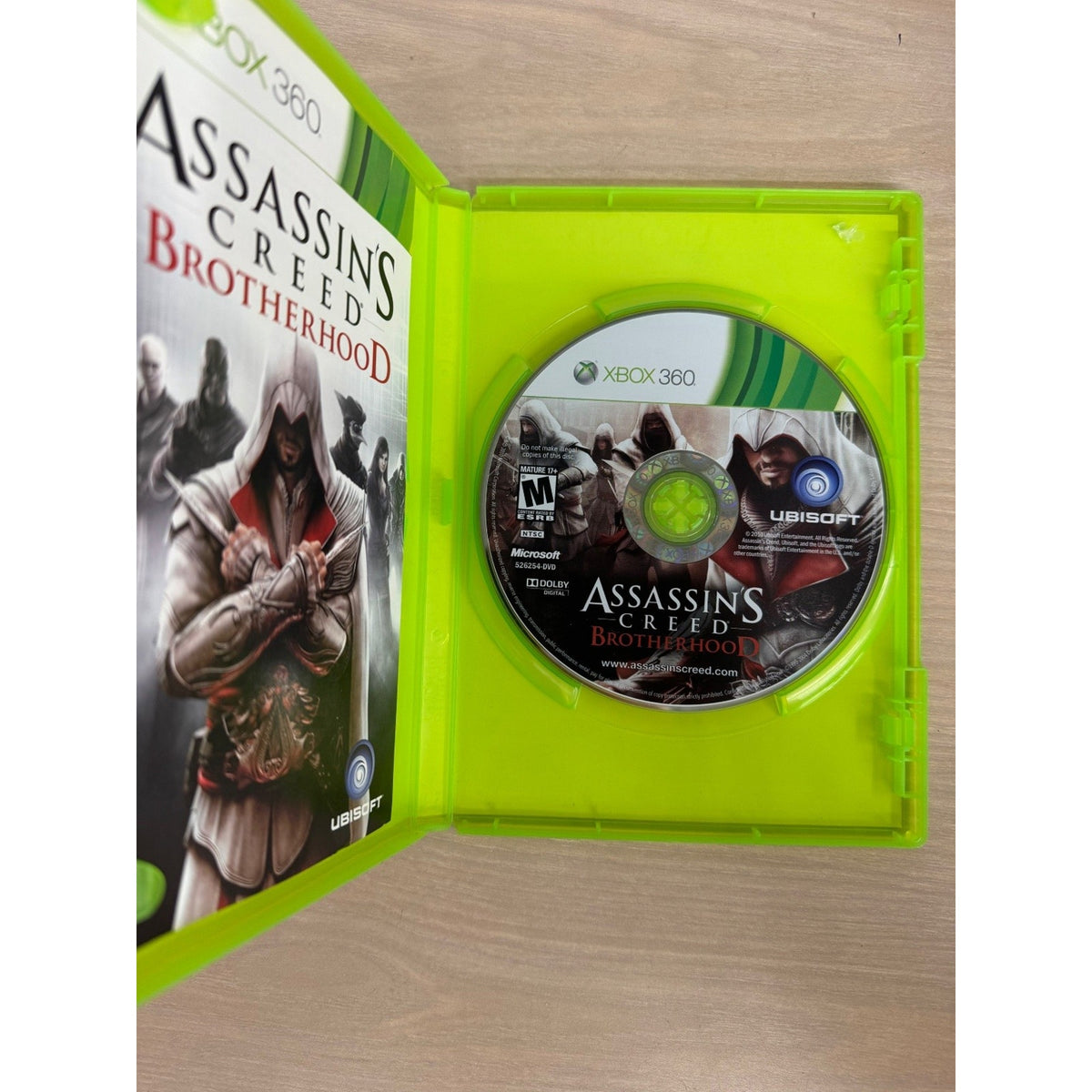 Assassin's Creed Brotherhood Xbox 360 Video Game Action Adventure