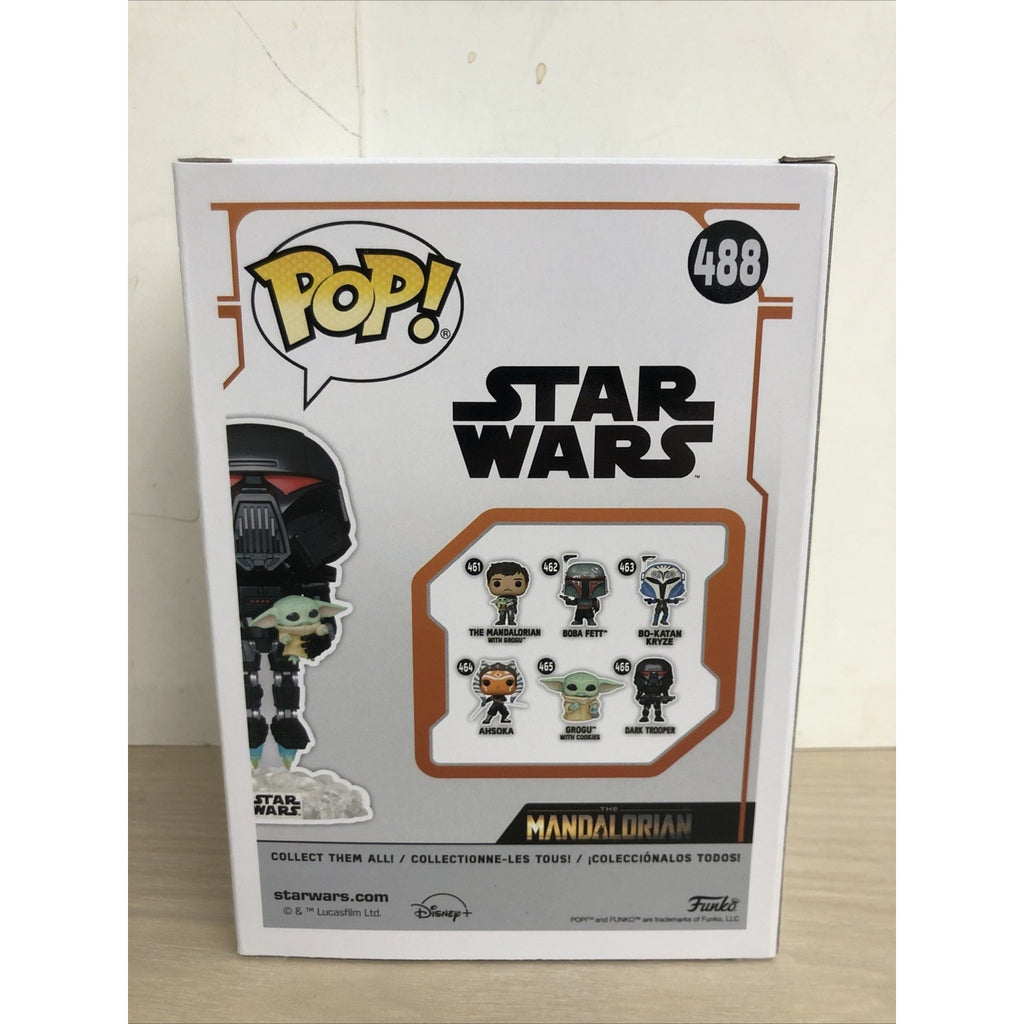 Funko Pop! Vinyl: Star Wars - Dark Trooper with Grogu - Entertainment Earth...