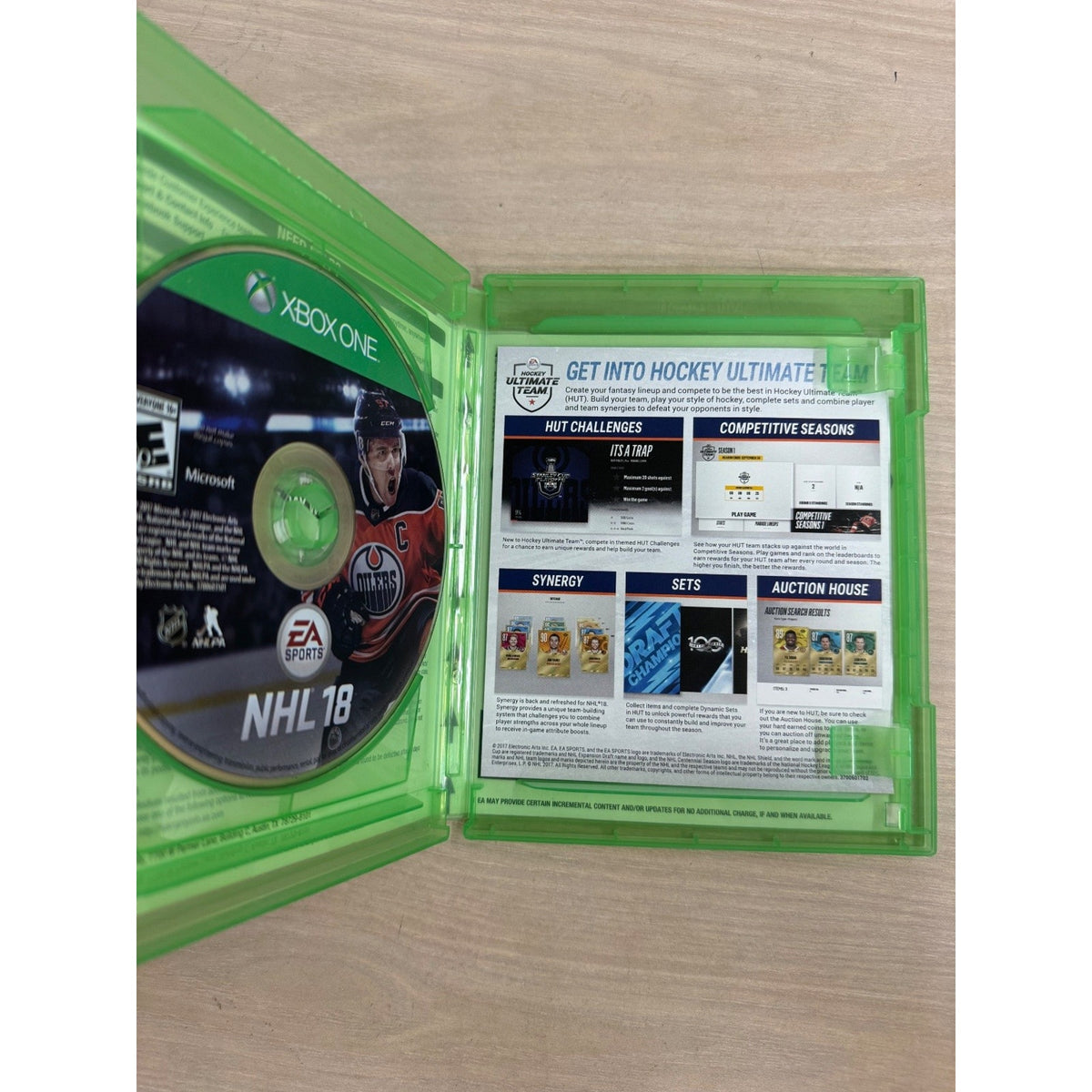 NHL 18 Xbox One Video Game EA Sports Hockey Multiplayer